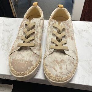 Spenco cream tye dye shoe size 12